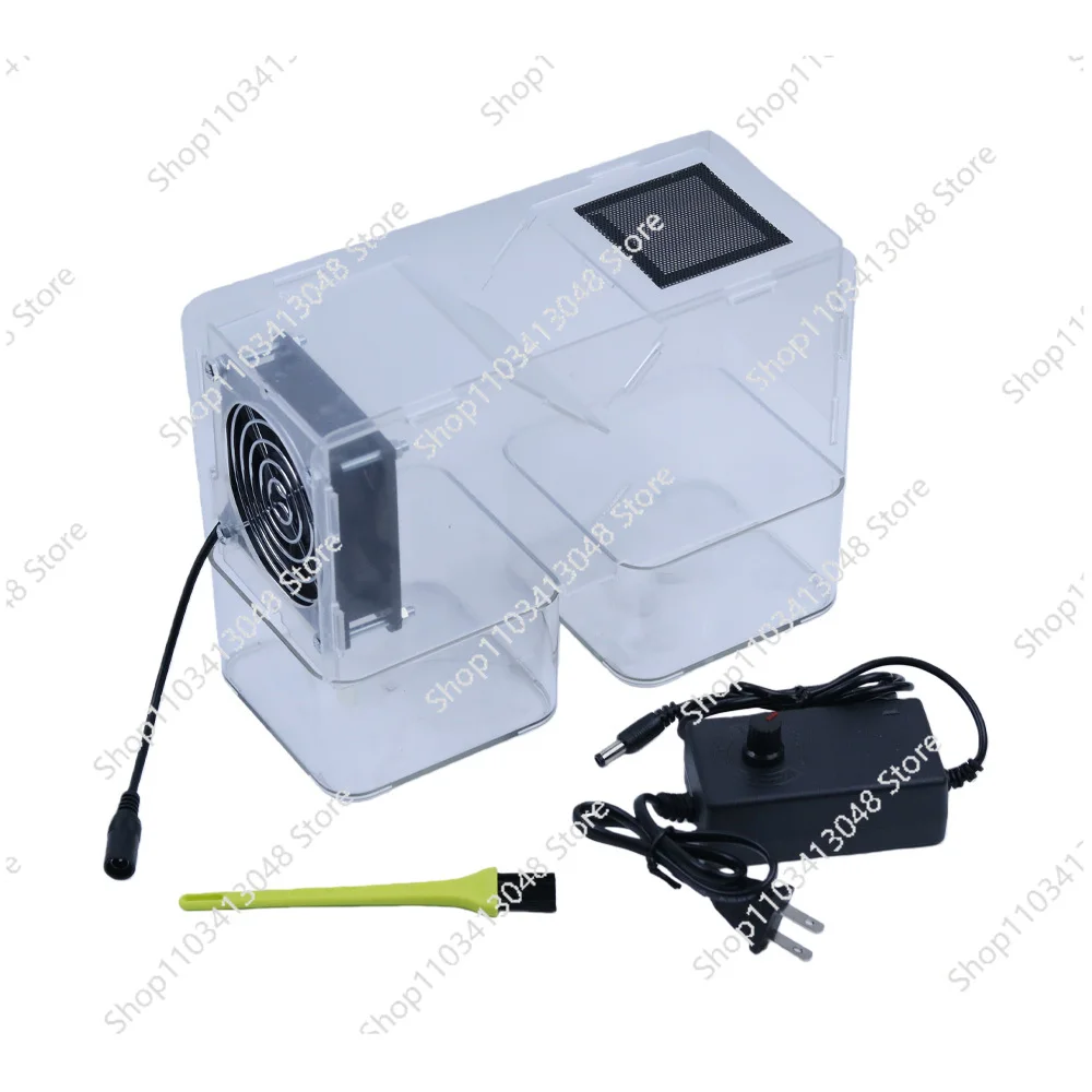No Assembly Required Husk Remover Wind Sheller Bird Seed Cleaner Machine, With Adjustable Speed Bird Feed Shell Blowing Machine
