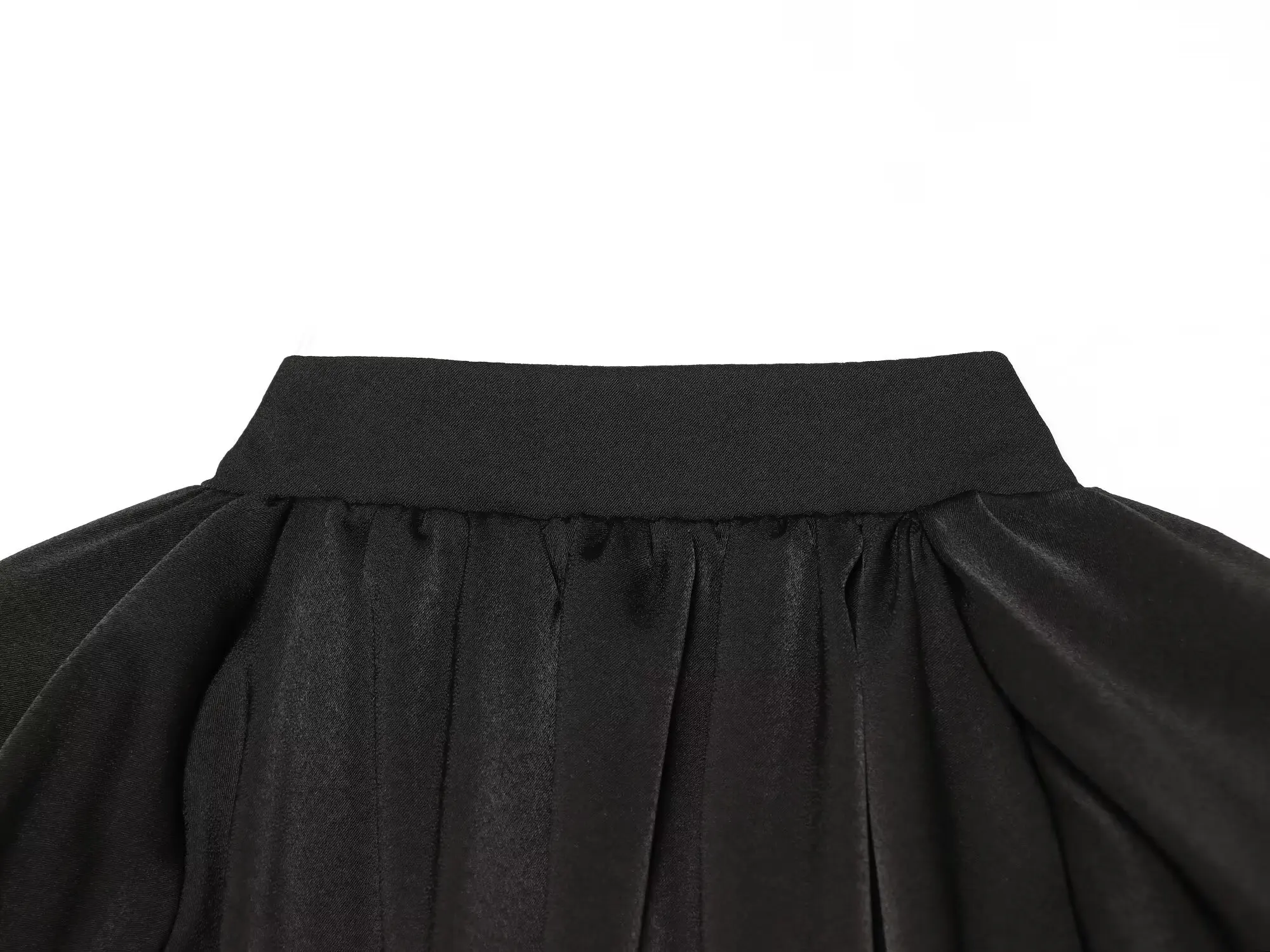 KONDALA Damen Casual Satin Bomberjacke Trendige High-Street Reißverschlussjacke Neu 2026 Frühherbst Elegante Schicke Puffärmel-Jacke – Detail 35