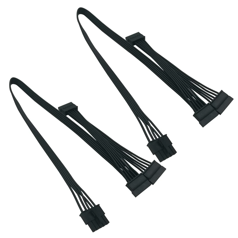 Top Deals 2X 5 Pin To 3 SATA Hard Drive HDD Power Cable Only For Cooler Master V550 V650 V750 V850 V1000 Modular Power Supply