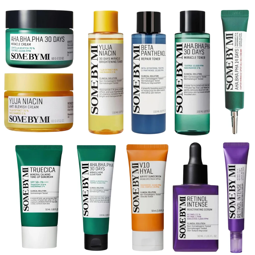 الكورية العناية بالبشرة مجموعة الريتينول قوية تنشيط كريم عين ترطيب حب الشباب إزالة كريم وجه إصلاح التالفة الجلد الحبر