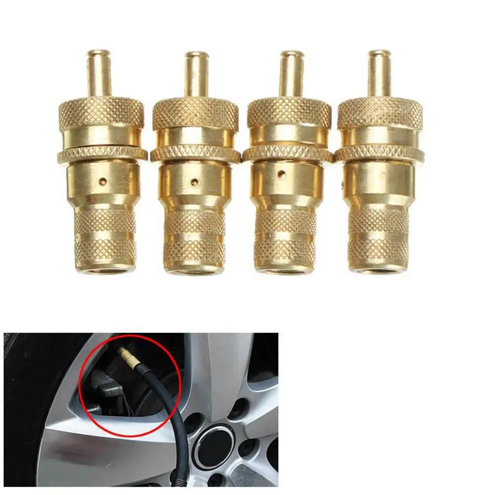 Universal Offroad Tire Deflators Automatic 6-30 PSI Brass Tyre Deflator Tire Pressure Relief Valve For Car Truck Motorcycle