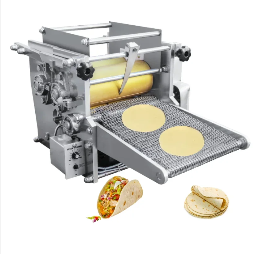 Full Automatic industrial flour corn mexican tortilla machine taco roti maker press bread grain product tortilla making machines