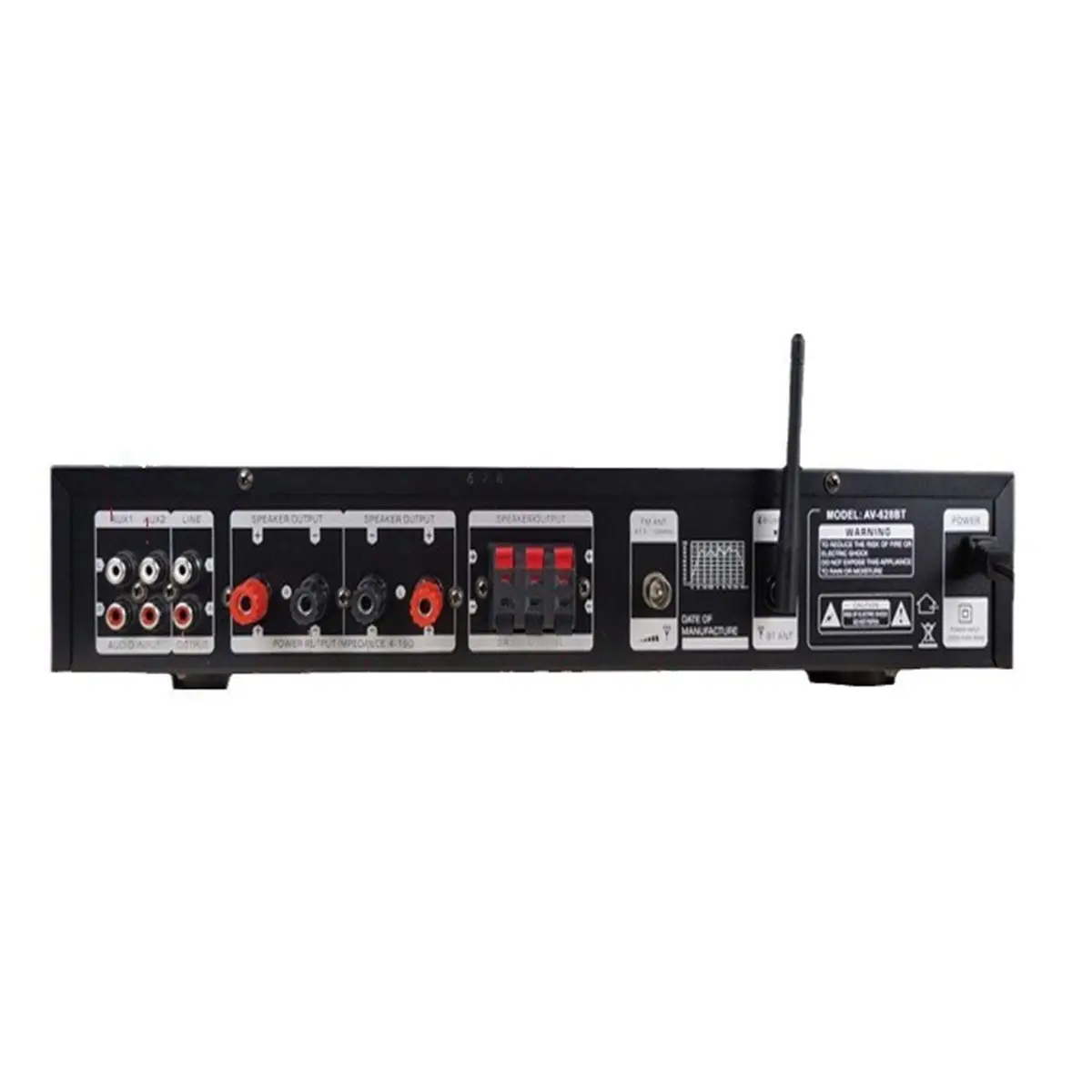(DT93) AV-628BT 5-Channel HIFI Amplifier Bluetooth 600W Digital Stereo Audio Amplifier USB Power Amplifier 110V