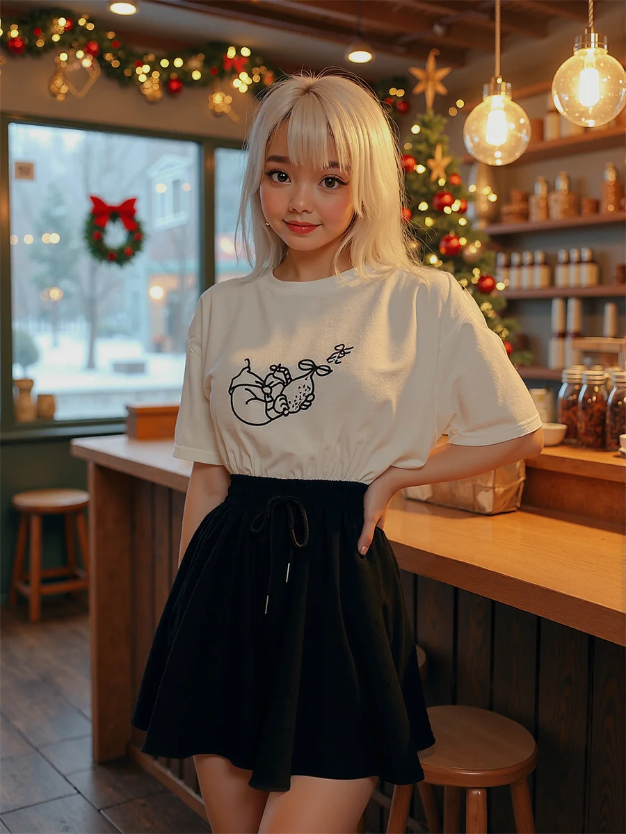 Szorty damskie ze sznurkiem, z wysokim stanem, luźne, eleganckie, odzież damska, zimowe, poliestrowe, proste, do spania, do wypoczynku, damskie, chroniące przed zimnem.