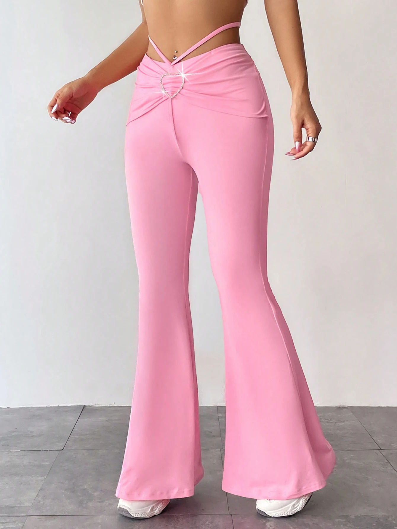 Casual broek met rechte pijpen, volledige lengte, middentaille, damesonderkleding, comfortabele losse broek, modieuze casual stijl