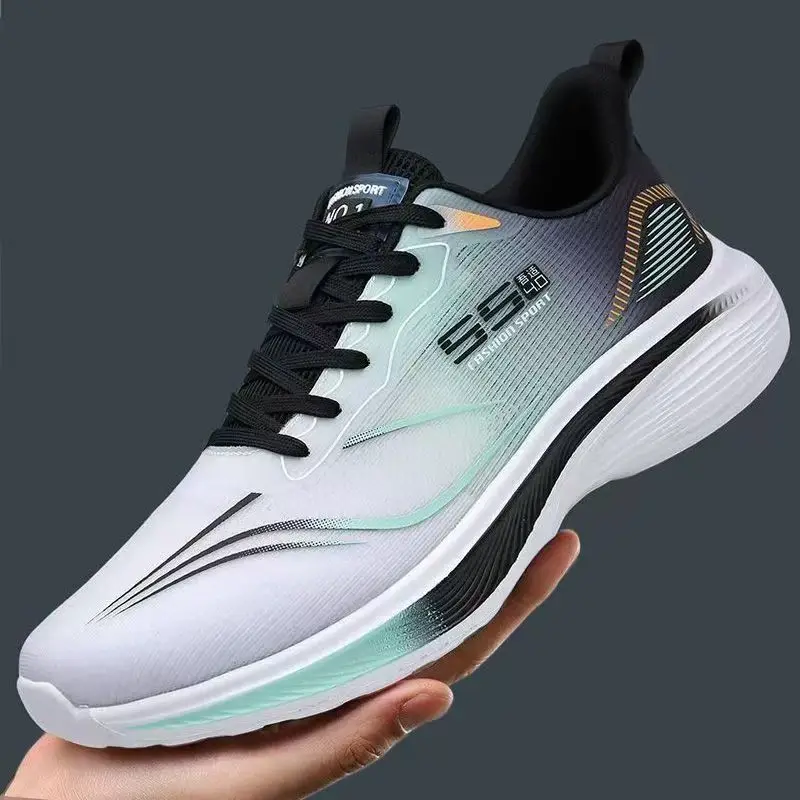 Atmungsaktive Mesh-Herrenschuhe, leichte, lässige Turnschuhe, rutschfeste, weiche Sohle, Laufschuhe für Herren, Frühling und Sommer