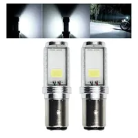 2pcs 12000LM BA20D Headlight Bulb H6 LED Light Hi-Lo Beam Light Lamp Bulb Motorcycle Auxiliary Lights Led Headlight 6500K 12V