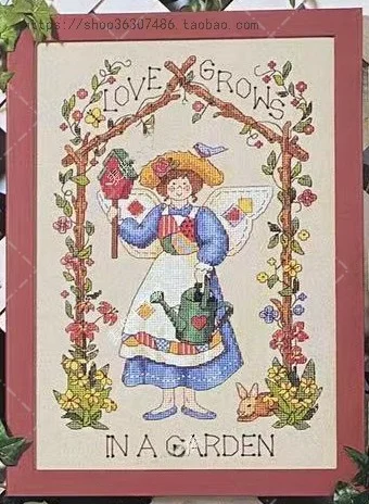 

DMC Cross Stitch Kit Self-Contained DIM002462 Love Crows New Chinese Style Landscape Cotton Fabric White Or Cream Color Livin...