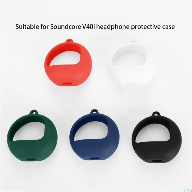 R91A Casa alojamiento auriculares con caparazón manga manga del desgaste diario para V40I