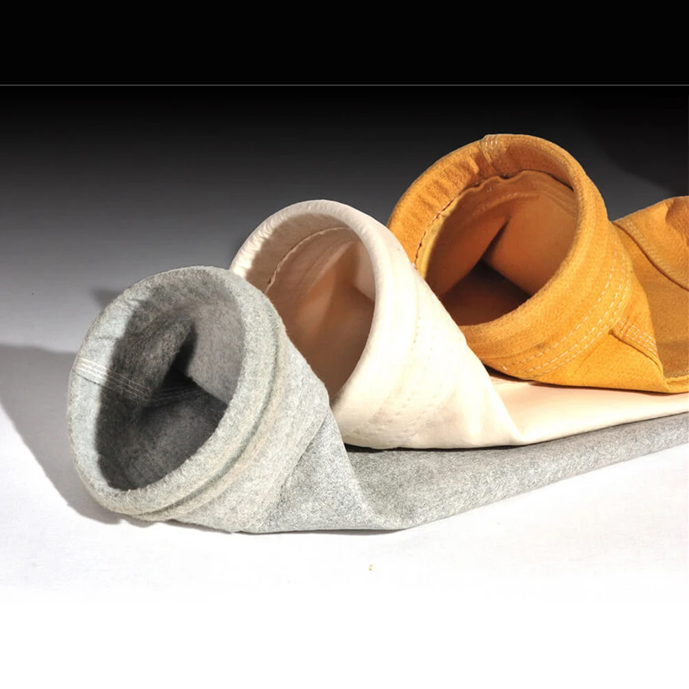 Prezzo di fabbrica 130 ℃   Sacchetto filtro in poliestere antistatico per la filtrazione della polvere in polvere