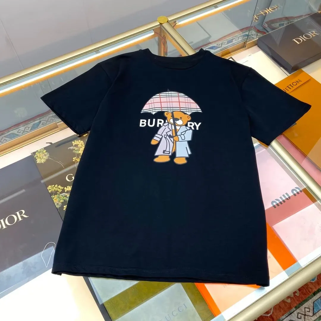 

Летняя уличная последняя роскошная брендовая футболка Y2K с принтом из чистого хлопка, большой размер, с круглым вырезом, повседневная мужская и женская футболка