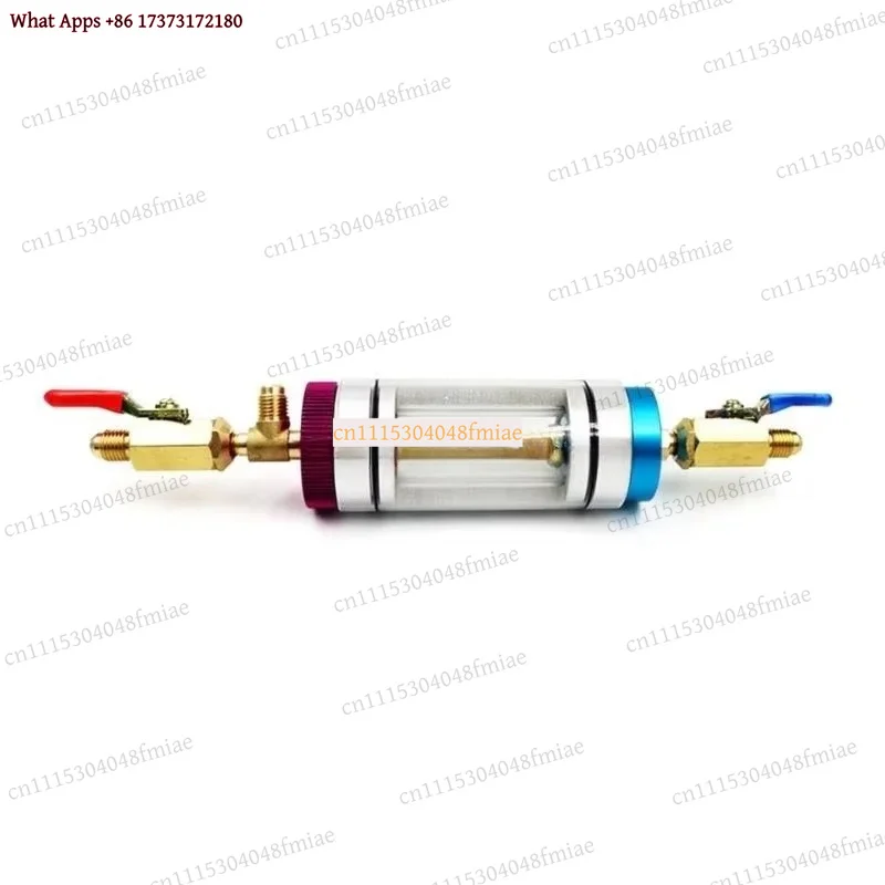 k3 R134a Transparent Window Coolant Charging Oil Refill Analysis Tool 41XA