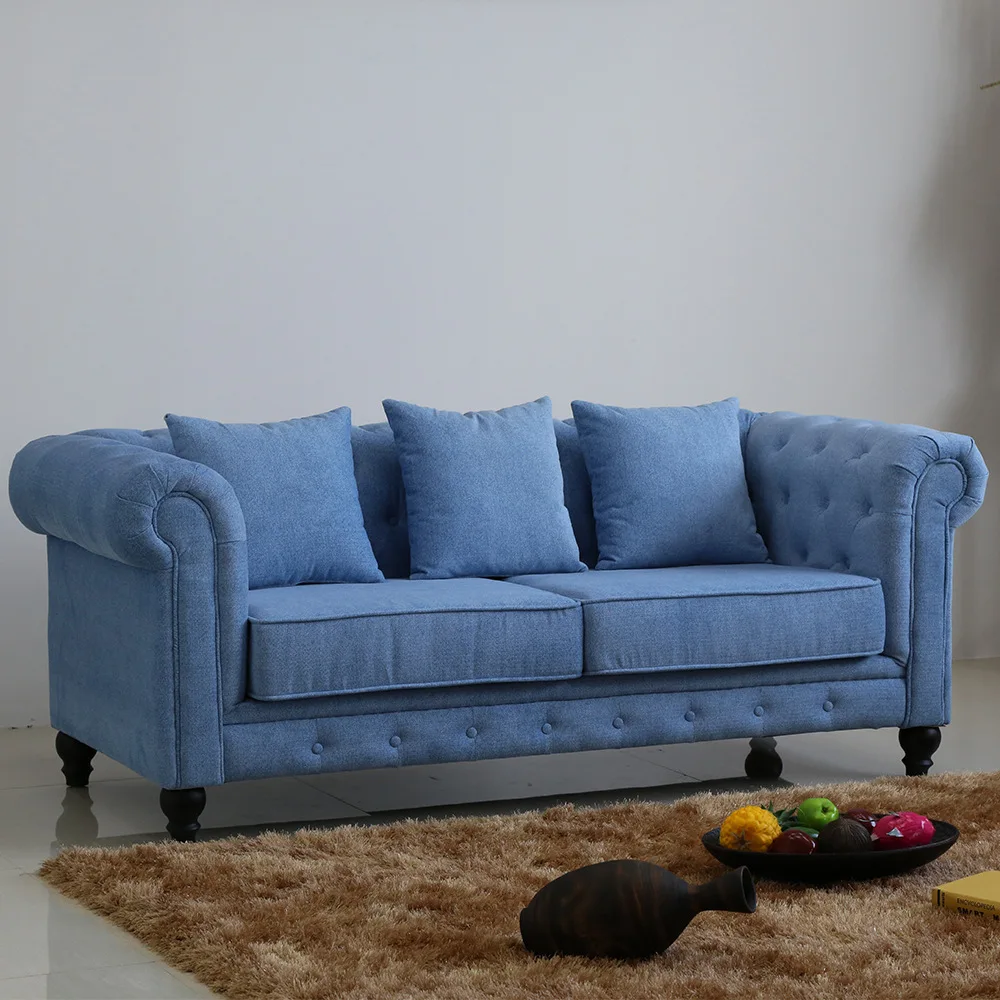 Fabric booth sofa, coffee shop sales office reception sofa, restaurant booth