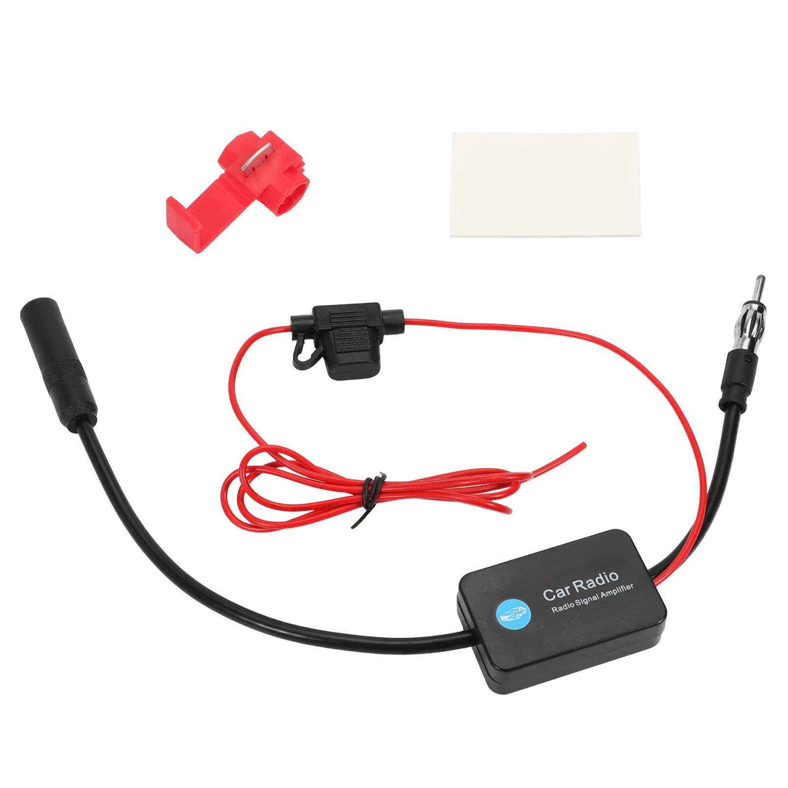 Practical FM Signal Amplifier Universal Car Antenna Radio Booster Amp  Automobile Parts Practical