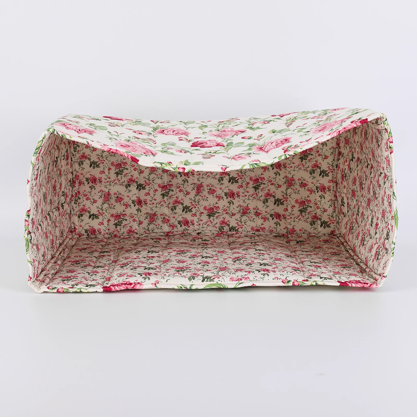 

Quilted Fabric Dust Cover W/ Pocket Sewing Machine Protective Cover for Most Standard Machines and Accessories