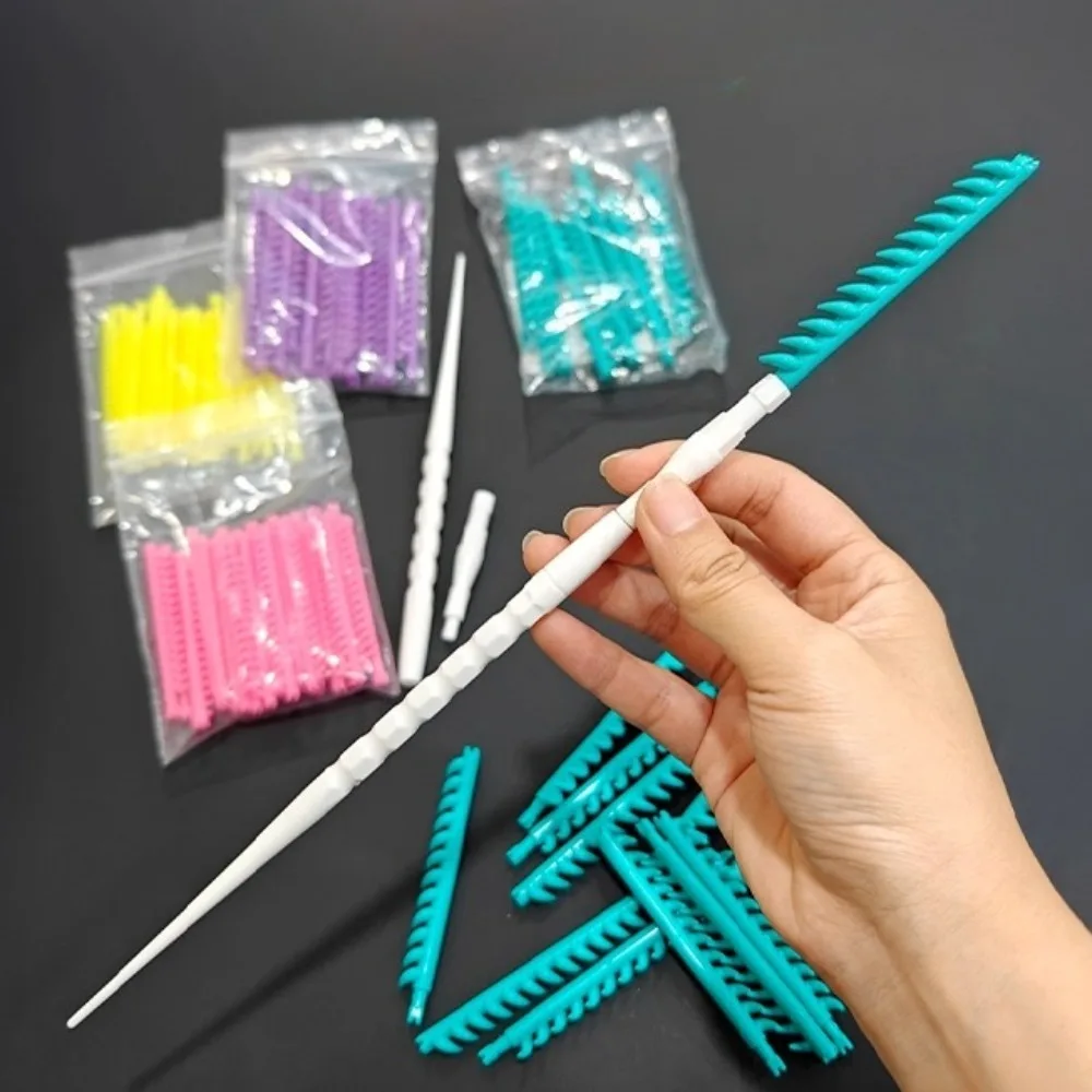 20/30pcs 2.3/3.3/4/5mm Hair Root Perm Rods Bars Curlers with Clips Bangs Fluffy Salon Hair Rollers Set Hair Styling Tools