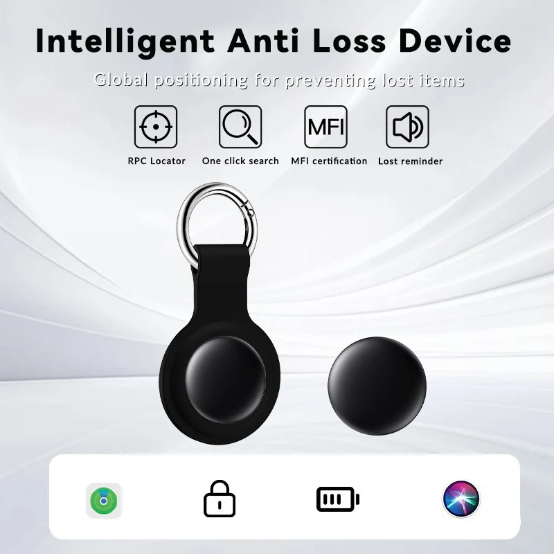 

AirTag Anti Loss Device Bluetooth GPS Luggage Tracking IOS MFi Key Search Suitable For Apple Search Findmy Locator Pet Tracker