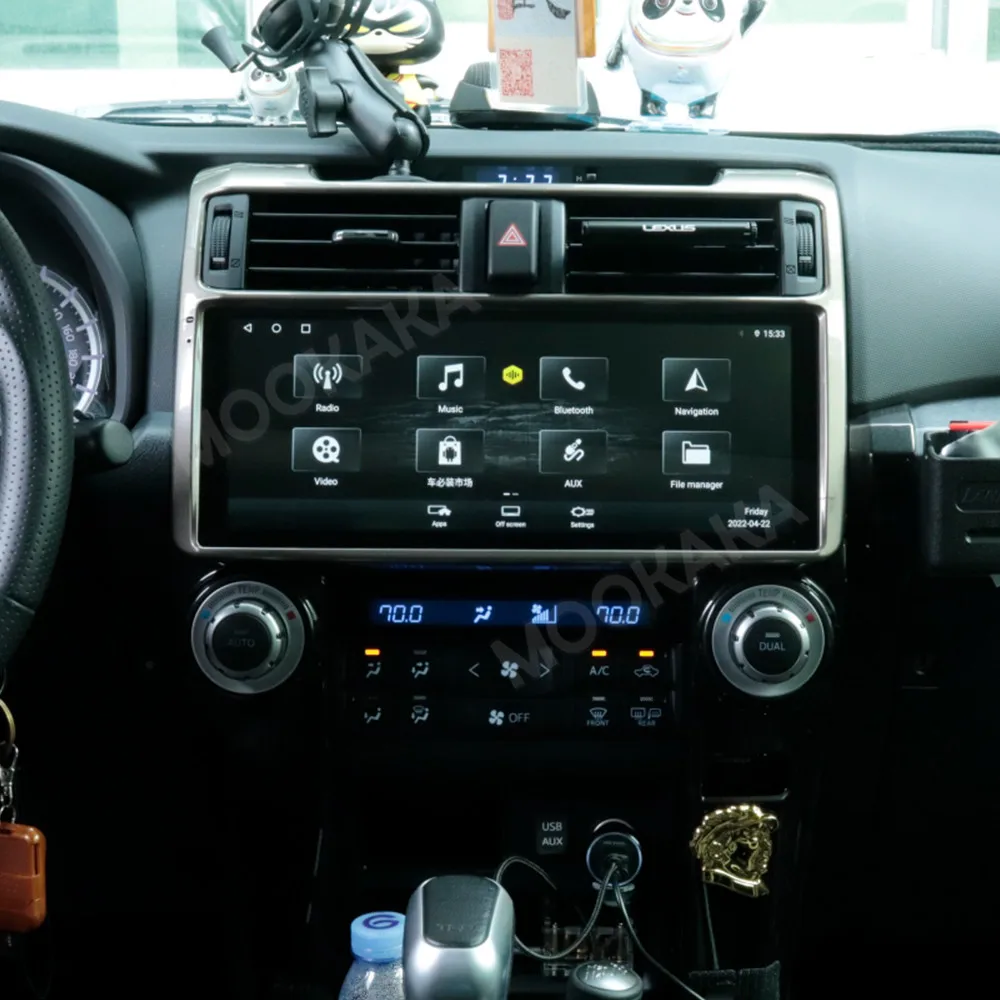 For Toyota 4 Runner 2009-2022 Android Car Radio Multimedia Video Wireless Carplay Autoradio Stereo GPS Navigation Head Unit