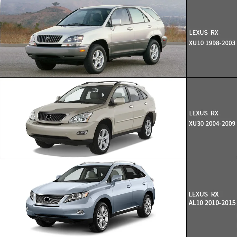 For Lexus RX350 RX270 300 450HL  1998-2023+ Car Window Visor Awning Shelters Windshield Side Window Rain Sun Shade Accessories