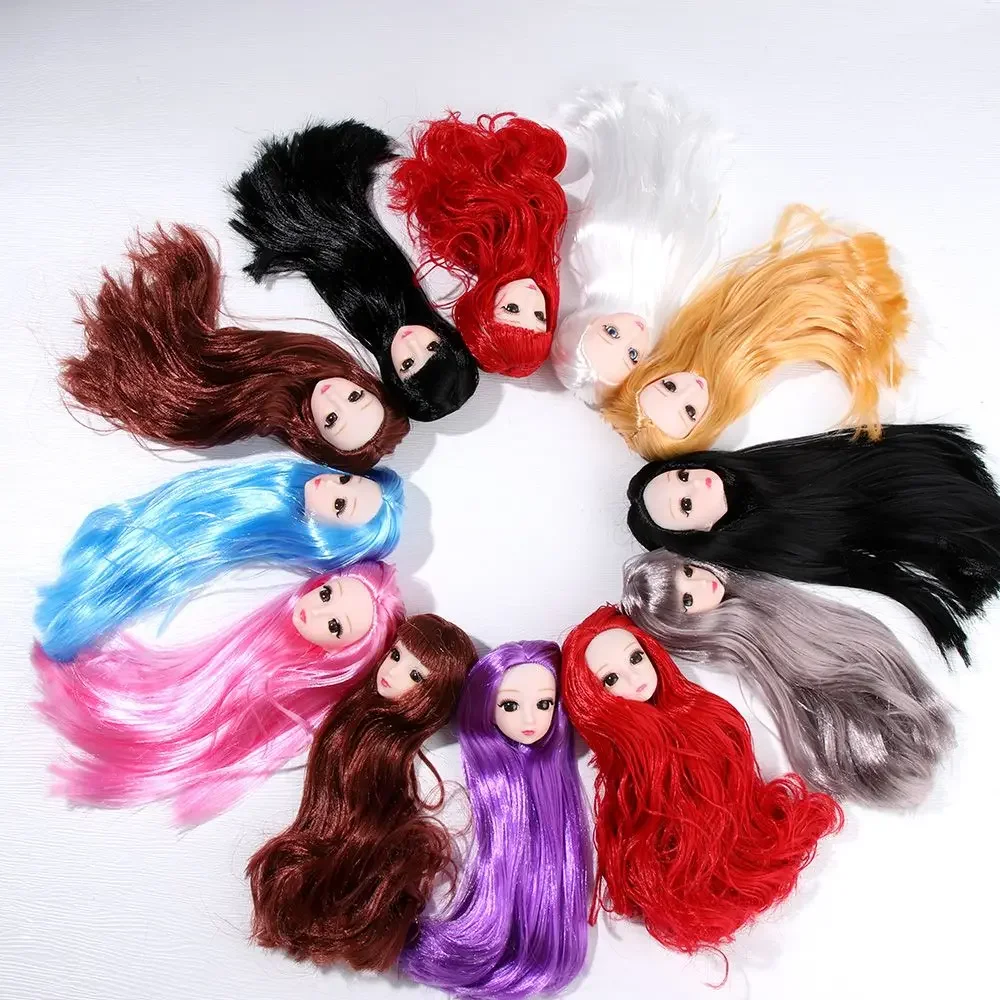 

3D Eyes 1/6 BJD Multiple Color 30 Dolls Joint Doll Head Ancient Doll Accessories DIY Head Wear