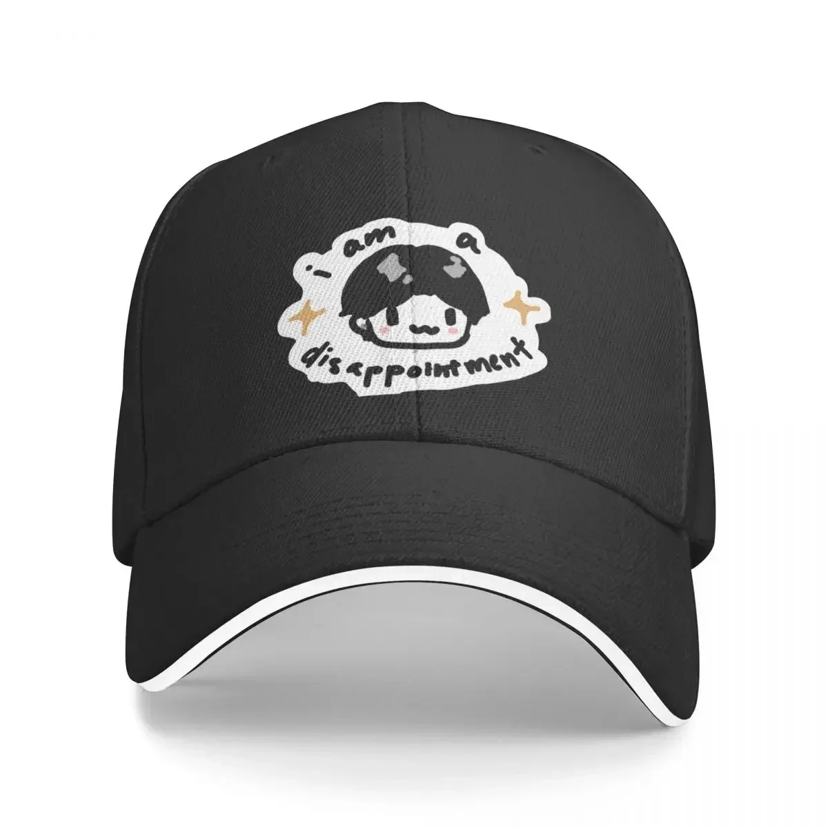 i am a disappointment Baseball Cap black funny hat Women's Golf Clothing Men's