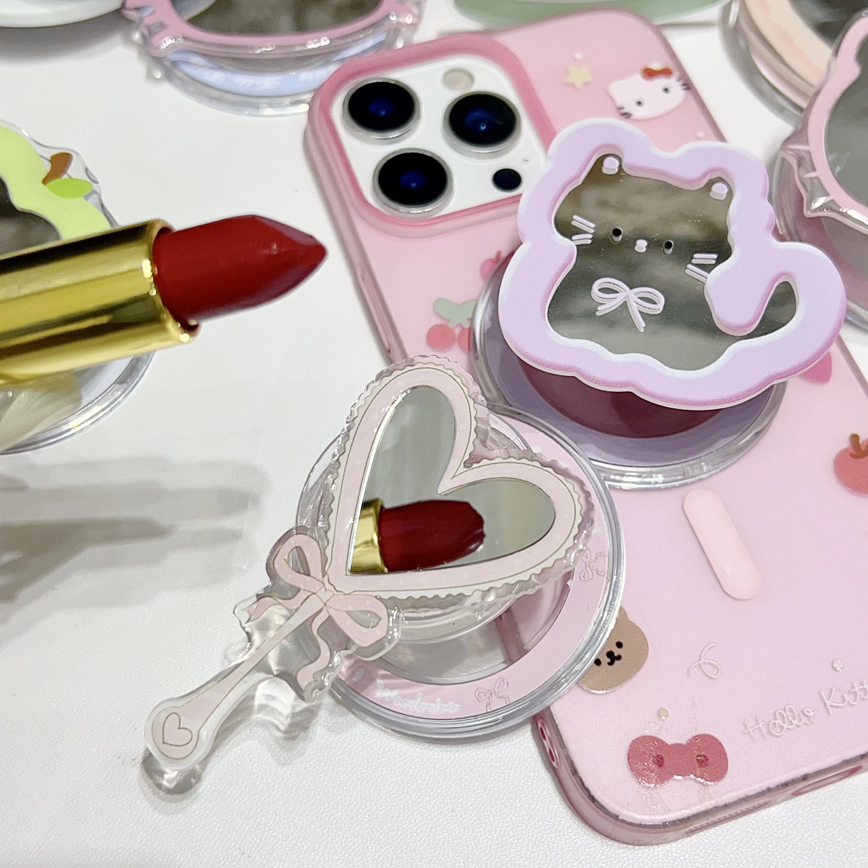 

Магнитные кронштейны с различным узором, поддерживающие магнитные телефоны для iPhone, коробка для хранения беспроводной зарядки, настольный кронштейн с ручкой