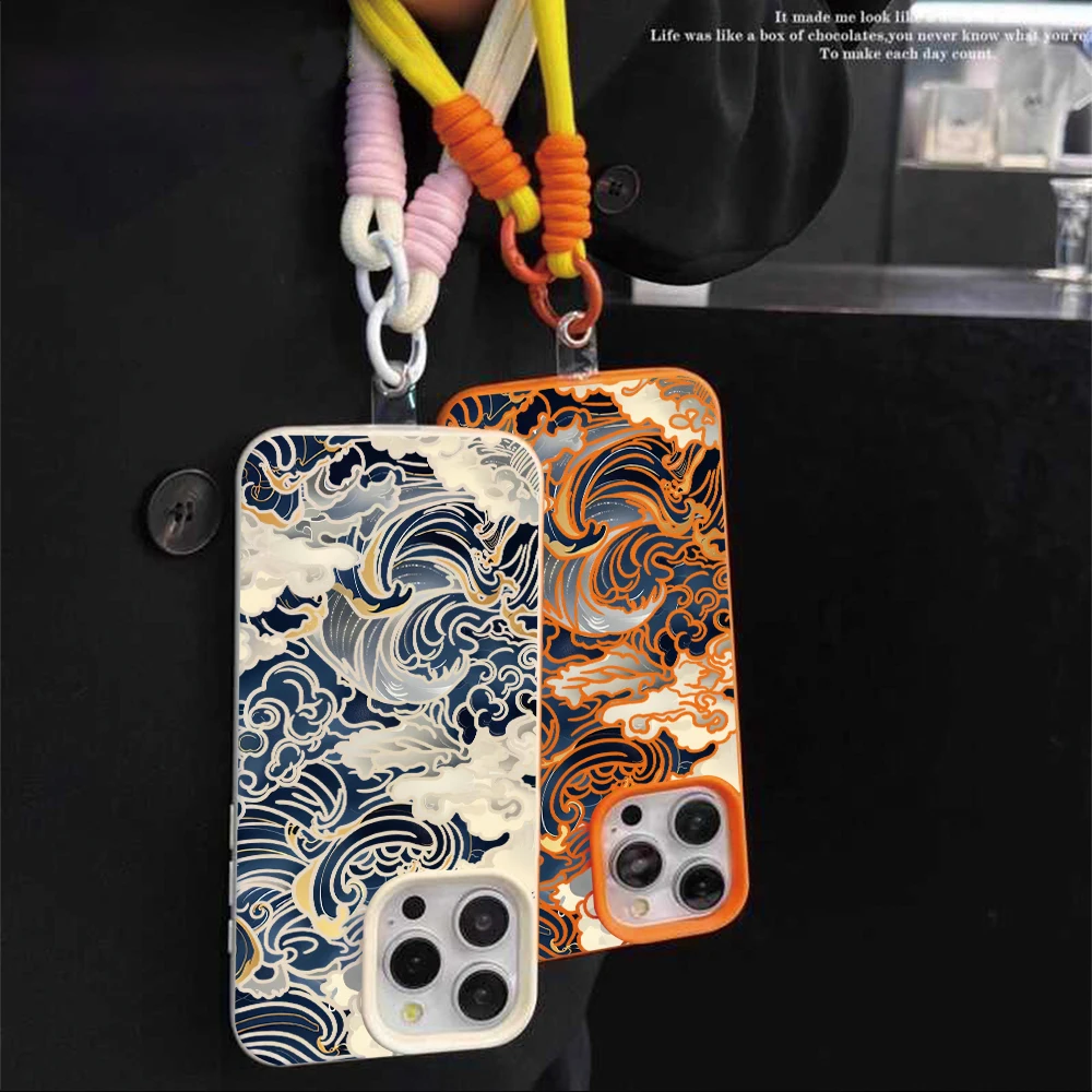 Ukiyo E Waves Strap Rope Handy – Phone Cases With Straps Bewertung und Preis