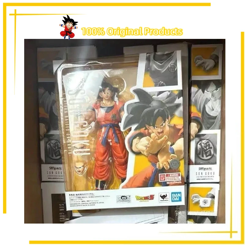 

【IN STOCK 】Original SHF Son Goku 2.0 | Black Hair Earth Raised Goku | Dragon Ball Z Base Normal State