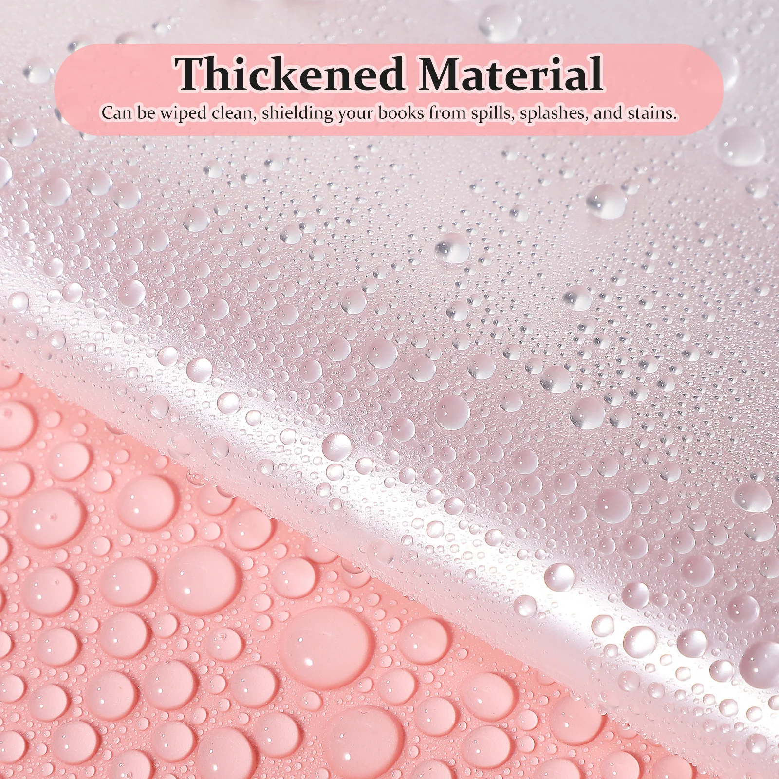 10 Pcs Small Book Cover School Covers Material for Clear Protector Notebook Protective Film Transparent