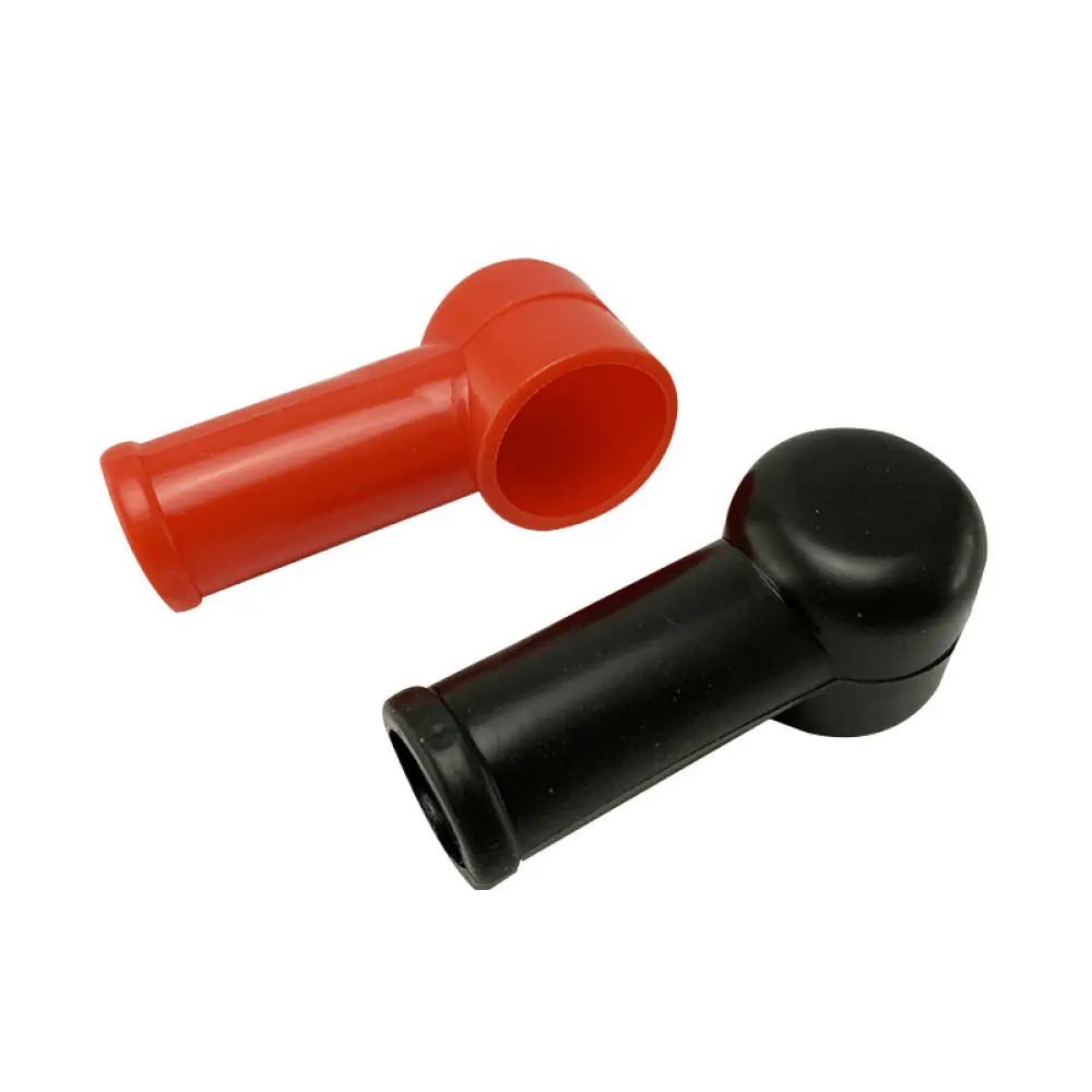 Universal Battery Terminal Cover Pipe Style Rubber Insulation Protector Car Connector Shield Safety Protection Cap