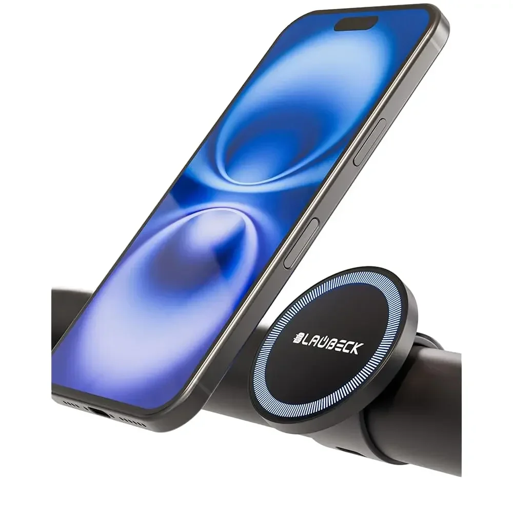 Bike Mount Stroller Phone Holder for MagSafe - Universal Magnetic Phone Mount for Stroller, Treadmill, Golf Push Cart, Steer