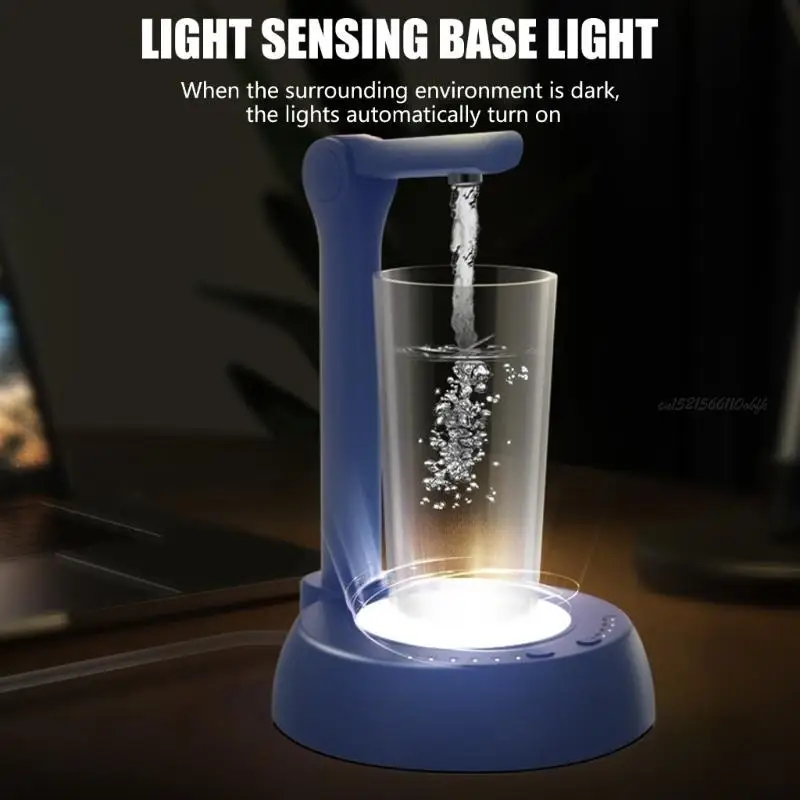 27RB موزع زجاجة المياه الكهربائية محمولة مضخة شرب المكتب المحمولة مناسبة لزجاجات 1-5 جالون مع شحن النوع C