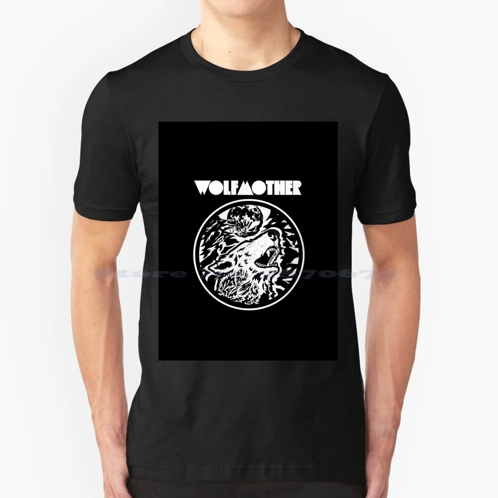 Лидер продаж, футболка Wolfmother с логотипом Tour, жесткая рок-группа, 100% хлопковая Футболка с логотипом Tour, Лидер продаж, жесткая футболка Wolfmother