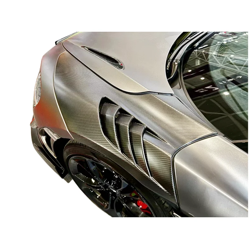 

For McLaren17-19 720S RY Style Dry Carbon Fiber Fender Body Kit Front Bumper Edge Side Skirt Rear Diffuser Rear Spoiler