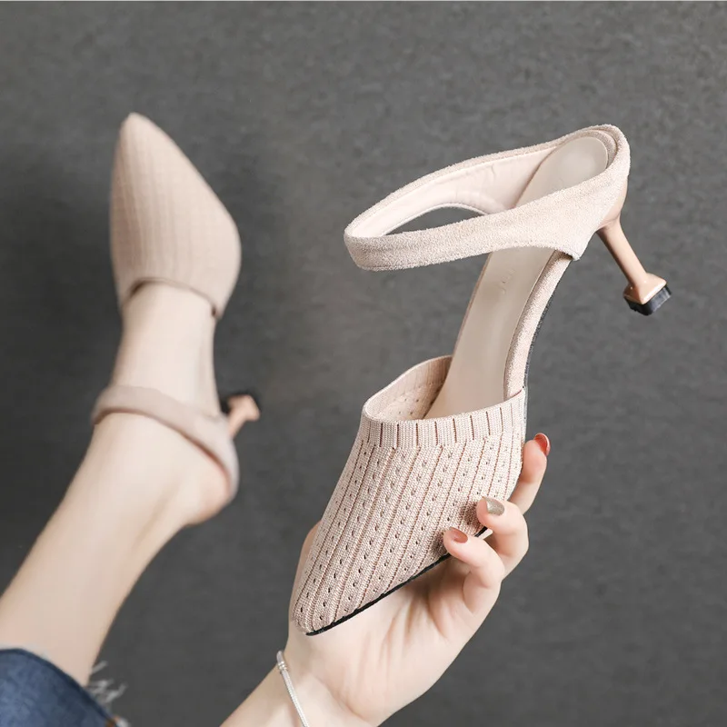 Size 31-43 Pointed Toe Stiletto Heels Small Size 31 32 33 Ladyes High Heel Sandals Women Shoes