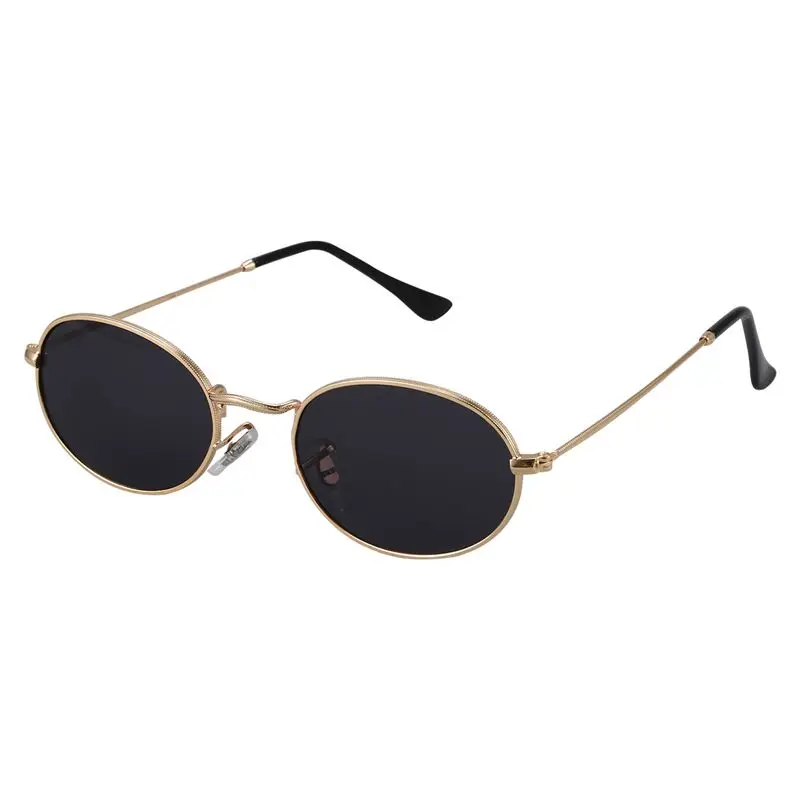 Oval Sunglasses Men Women Vintage Male Female Retro Sun Glasses Round Eyewear S8006