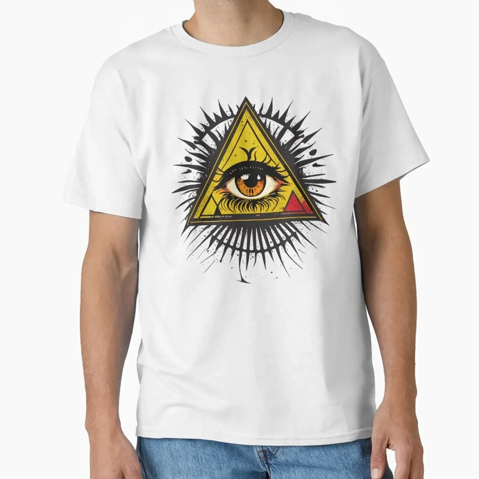 Eye of Providence designed and sold by excelente vintage Washed designer clothes Stretched fashion streetwear Slightly