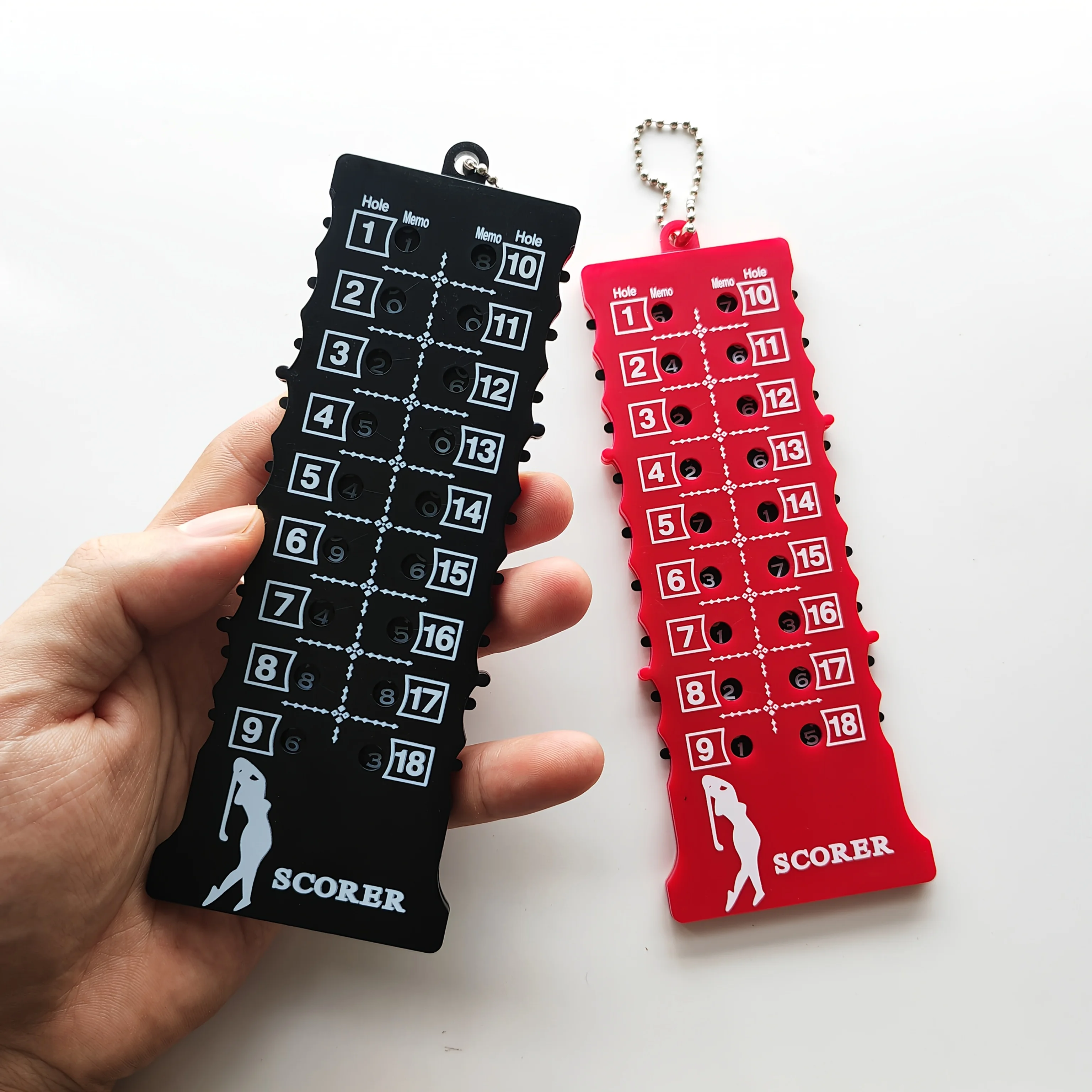 

1 шт. прочная карточка для гольфа из АБС-пластика с 18 отверстиями для гольфа, счетчик очков с брелоком, аксессуары для гольфа, подарки для игроков в гольф