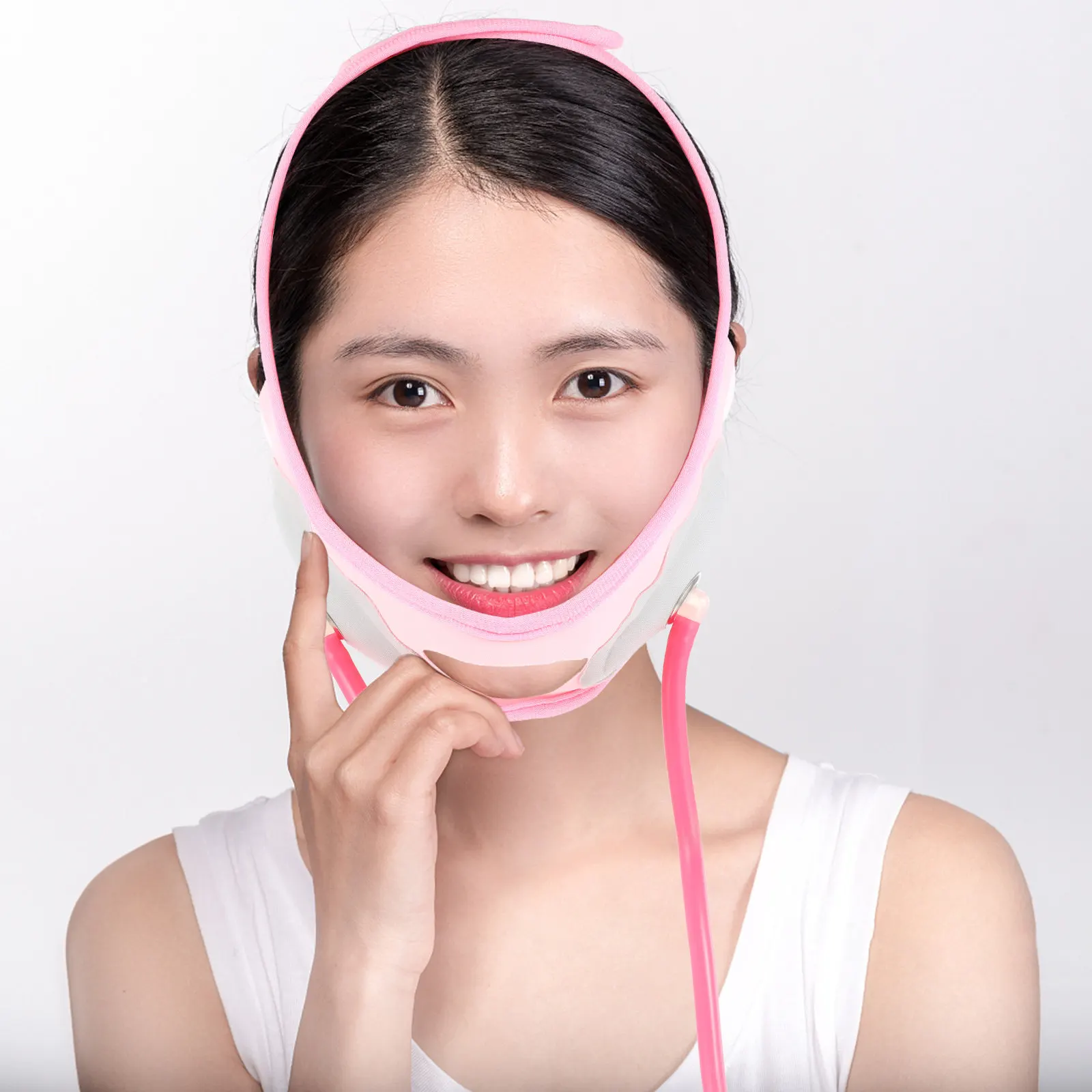 1Pcs Band Inflatable Adjustable Facial Slimming Mask Small Breathing Face Lifting Strap V Shape Chin Lift Beauty Tool