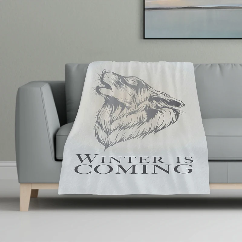 

G-Game Of T-Thrones Sofa Blankets and Bedspreads Blanket Double Bed Comforter Furry Winter Bedspread the Knee Warm Baby & Throws