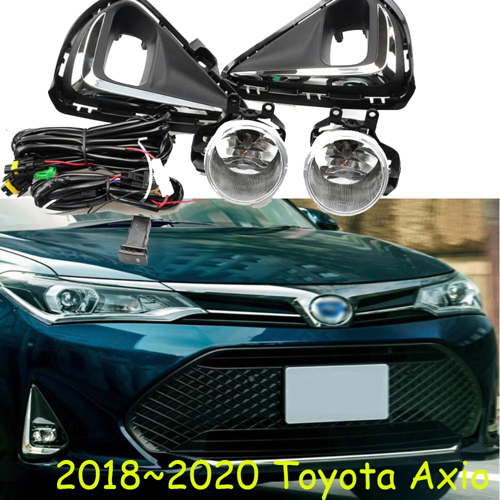 

Автомобильный бампер, фара для Corolla Axio, противотуманная фара altis 2018 ~ 2020y, автомобильные аксессуары, галогенная лампа, авто фара Corolla axio