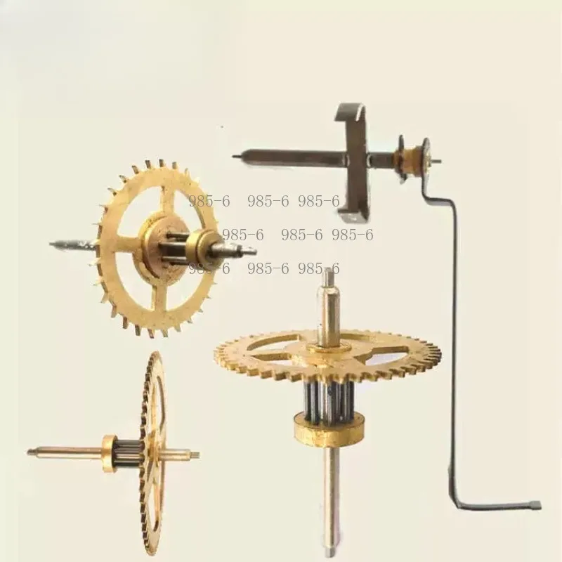 Clock Maintenance Components Escapement Wheel Two‑wheel Mechanical Head Old‑fashioned Wall Clock Parts