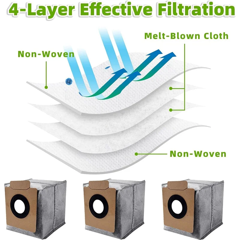 KEOL-สําหรับ Eufy X10 Pro Omni เครื่องดูดฝุ่นหุ่นยนต์หลักแปรงด้านข้างตัวกรอง Hepa Mop ผ้าฝุ่นกระเป๋าเปลี่ยนชิ้นส่วนอุปกรณ์เสริม