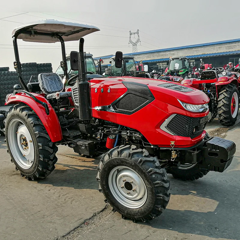 504 50hp صغيرة صغيرة 4WD الصين رخيصة حديقة آلة زراعية جرار زراعي
