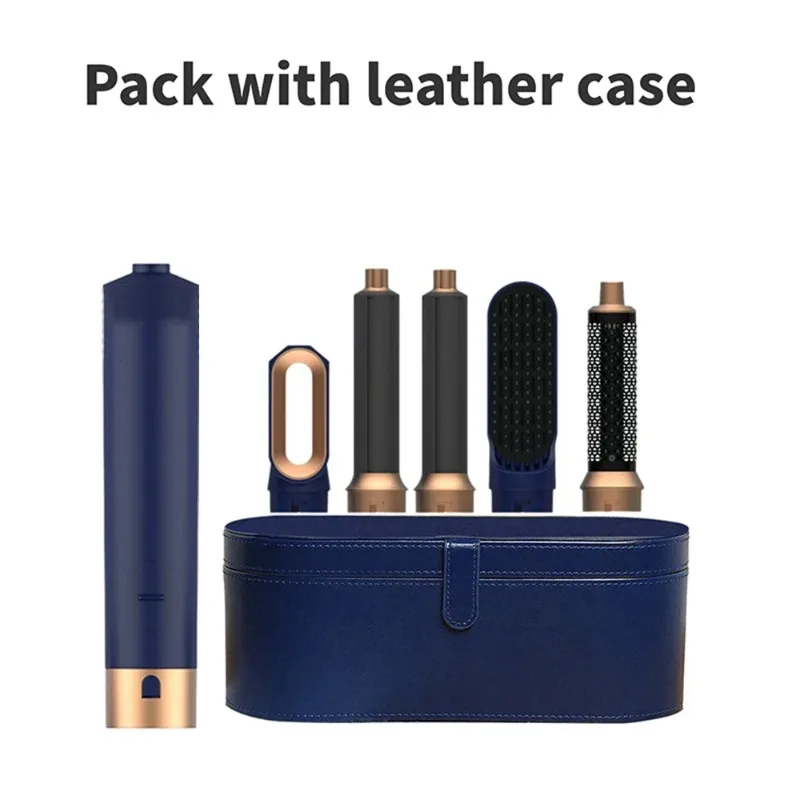 All-in-One 5 In1 Hair Tool: Hair Dryer, Straightener, Curling Iron & Brush for Multi-Style Hair Styling