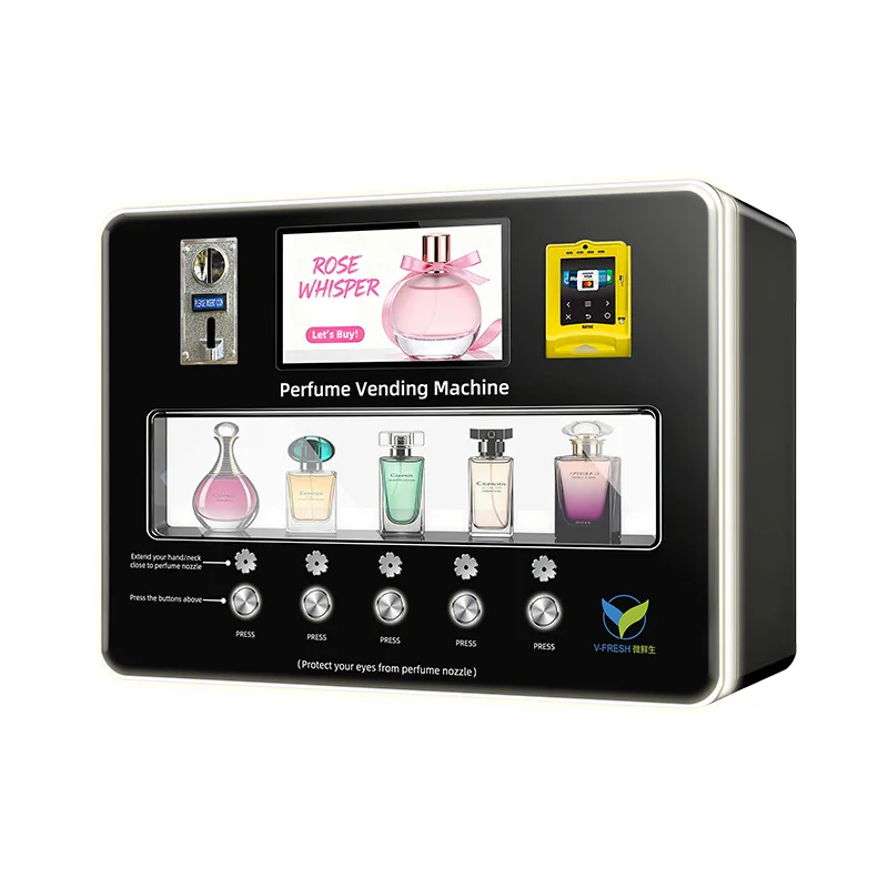 Spray Perfume Dispenser Vending Machine for Barber Shop Mini 24 Hour Self Service Scent Aroma  Perfume Vending Machine