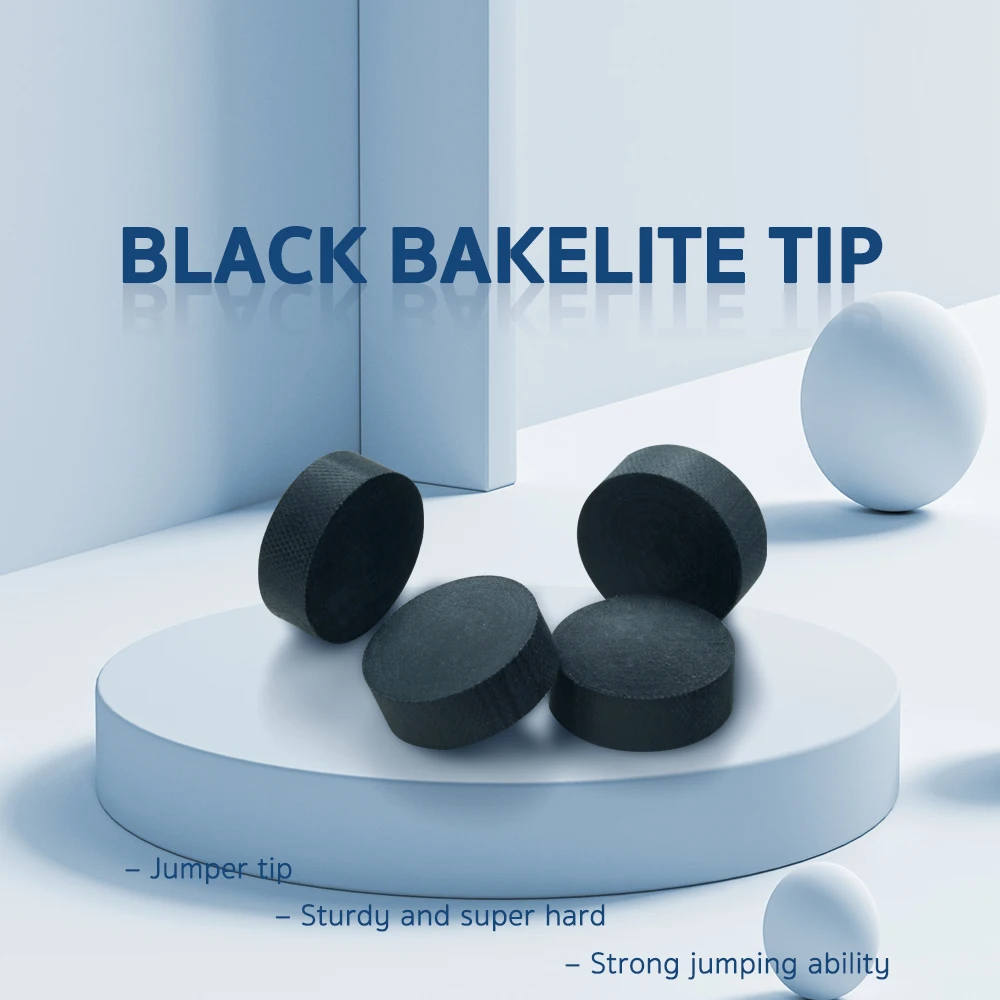 

Bakelit Break Jump Tips, Plastics, Super Hard Punch, Jump Cue Tip Billiard Accessories, Plastics, 14mm