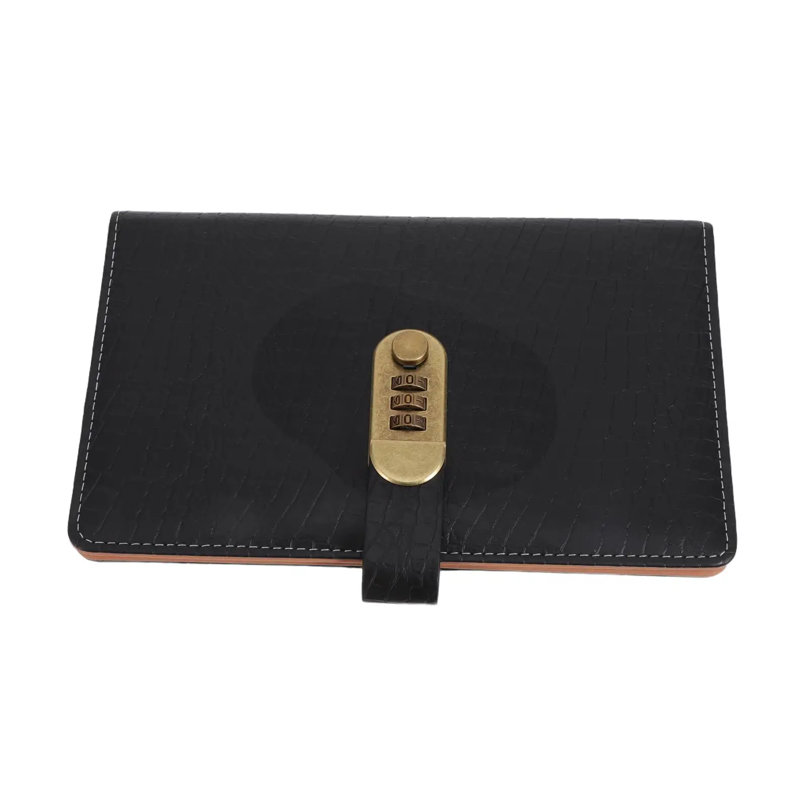 1 Piece Password Lock Ticket Holder Shockproof Material for Men Business Wallet with Multi-Functional Storage Layers