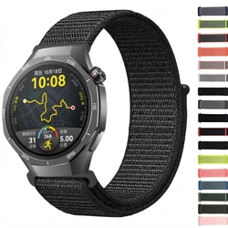 22mm Nylon Strap for Huawei Watch GT5 Pro/GT5 46mm/4 3 Pro Sport Bracelet for 20mm Samsung Galaxy Watch 7/6/5/Pro/4/Classic band