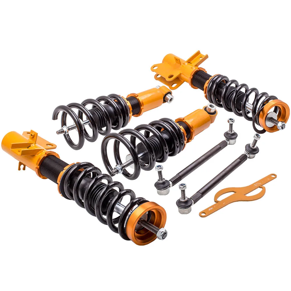 Maxpeedingrods Adjustable Height Coilovers Suspension Kit for Chevrolet Camaro 10-15 Coilover Shocks Shocks Absorber Kit